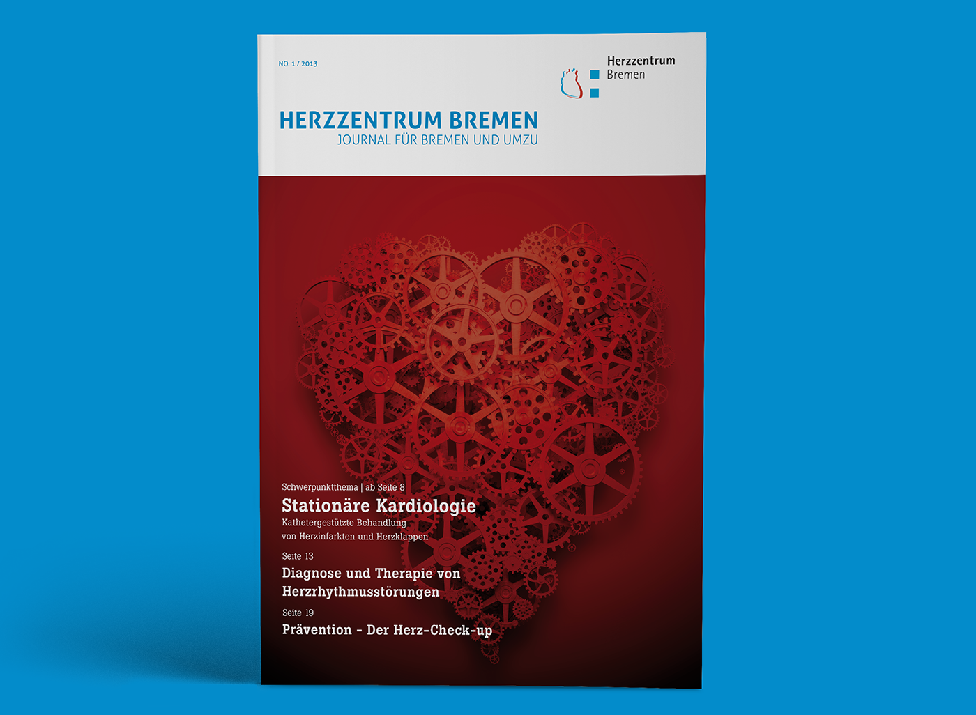 eskalade Herzzentrum Bremen Editorial Design
