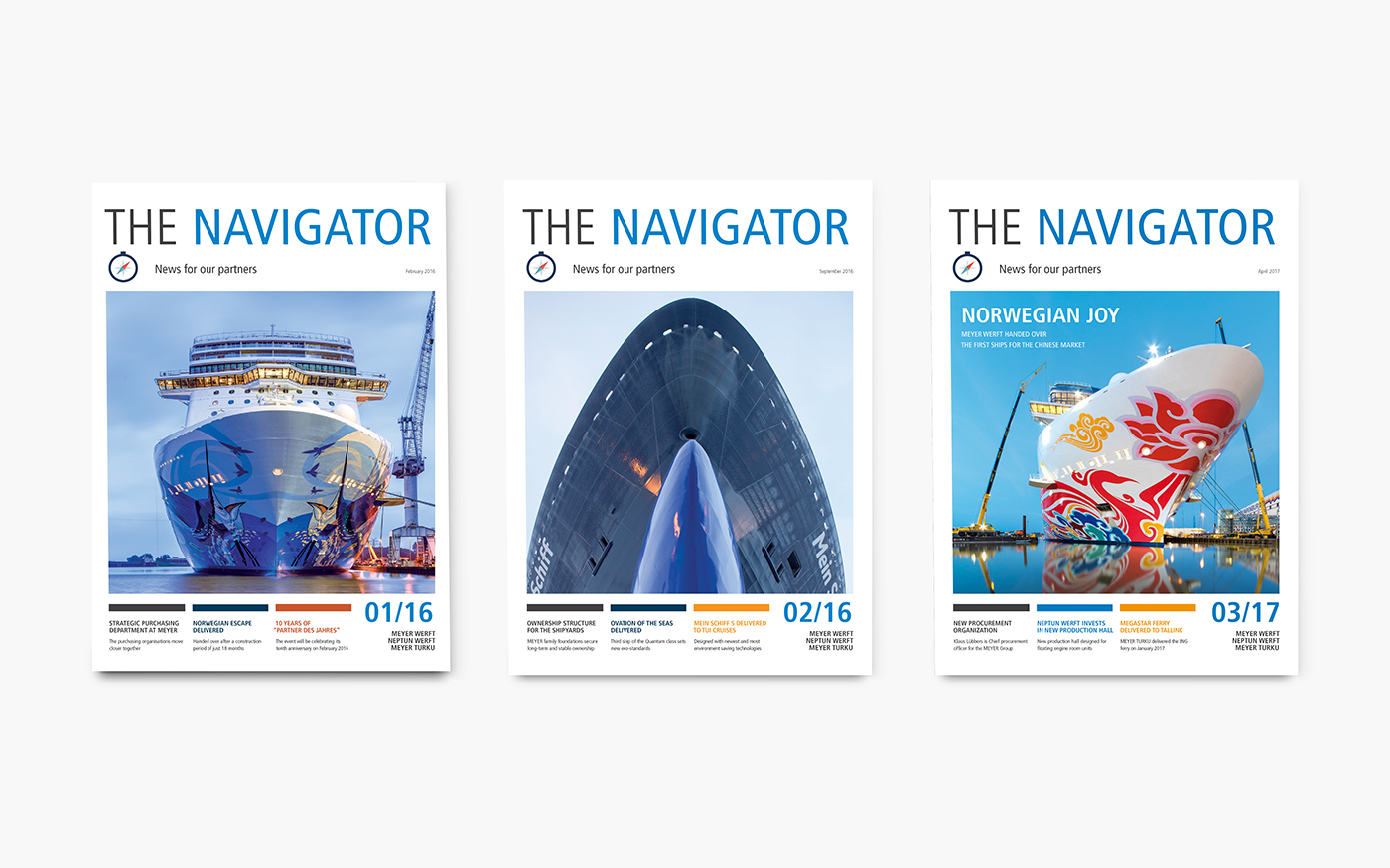 eskalade Meyer Werft Navigator Magazin